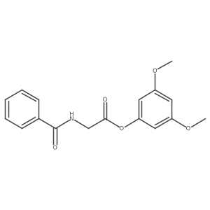 3,5-Dimethoxyphenylhippurate Structure