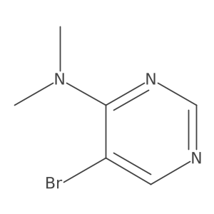 5-Bromo-N,N-dimethyl-4-pyrimidinamine Structure