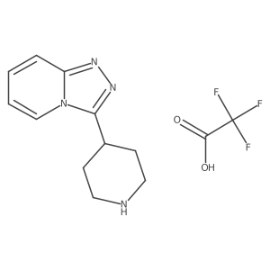 3-(Piperidin-4-yl)-[1,2,4]triazolo[4,3-a]pyridine 2,2,2-trifluoroacetate Structure