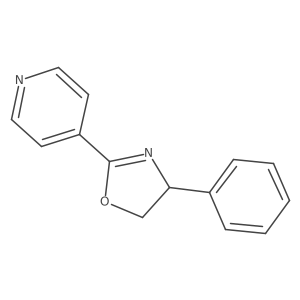 (R)-4-phenyl-2-(pyridin-4-yl)-4,5-dihydrooxazole Structure