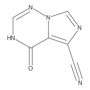 5-Cyano-3H-imidazo[5,1-f][1,2,4]triazin-4-one结构式