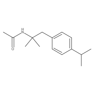 N-[2-(4-isopropylphenyl)-1,1-dimethylethyl]acetamide Structure