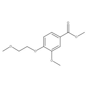 Methyl 3-methoxy-4-(2-methoxyethoxy)benzoate Structure