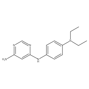 N-(4-Diethylamino-phenyl)-pyrimidine-4,6-diamine Structure