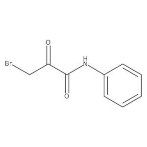 3-Bromo-2-oxo-N-phenylpropanamide结构式