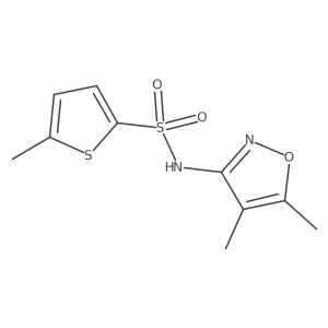N-(4,5-Dimethyl-3-isoxazolyl)-5-methyl-2-thiophenesulfonamide结构式