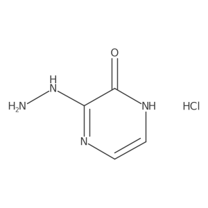 3-Hydrazinylpyrazin-2(1H)-one hydrochloride Structure