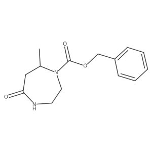 Benzyl 7-methyl-5-oxo-1,4-diazepane-1-carboxylate结构式