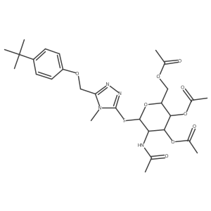 C28H38N4O9S Structure