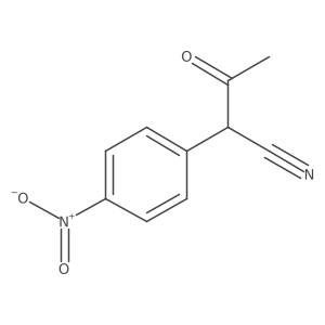 2-(4-Nitro-phenyl)-3-oxo-butyronitrile结构式