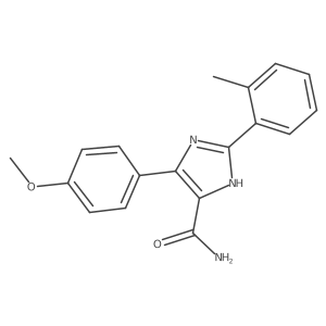 4-(4-Methoxyphenyl)-2-(o-tolyl)-1H-imidazole-5-carboxamide结构式