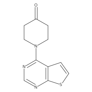 1-(Thieno[2,3-d]pyrimidin-4-yl)piperidin-4-one Structure