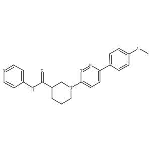 1-(6-(4-methoxyphenyl)pyridazin-3-yl)-N-(pyridin-4-yl)piperidine-3-carboxamide Structure