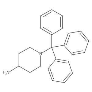 1-(Triphenylmethyl)-4-piperidinamine Structure