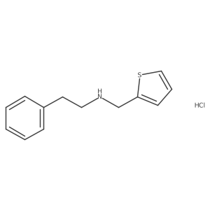 Phenethyl-thiophen-2-ylmethyl-amine hydrochloride Structure