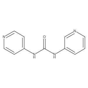 N-3-Pyridinyl-Na(2)-4-pyridinylurea结构式
