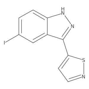 5-(5-iodo-1H-indazol-3-yl)-1,2-thiazole Structure