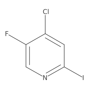 4-Chloro-5-fluoro-2-iodopyridine Structure