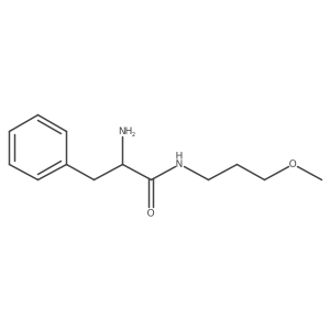 2-Amino-N-(3-methoxypropyl)-3-phenylpropanamide Structure