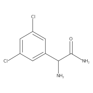 2-Amino-2-(3,5-dichlorophenyl)acetamide Structure