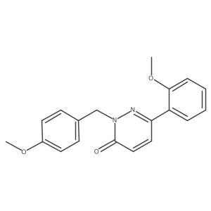 2-(4-methoxybenzyl)-6-(2-methoxyphenyl)pyridazin-3(2H)-one结构式