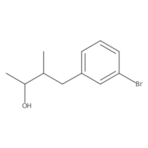 4-(3-Bromophenyl)-3-methylbutan-2-ol Structure