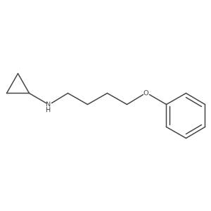 N-(4-phenoxybutyl)cyclopropanamine结构式