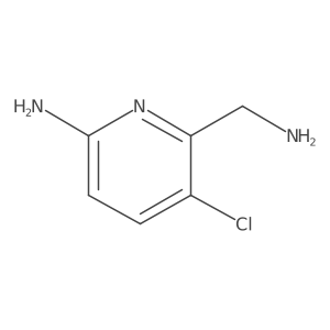 6-(Aminomethyl)-5-chloropyridin-2-amine Structure