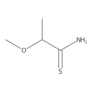 2-Methoxypropanethioamide结构式