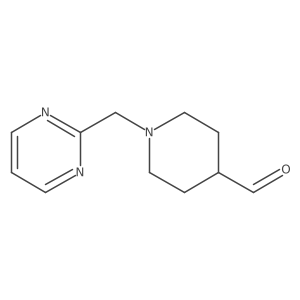 1-(Pyrimidin-2-ylmethyl)piperidine-4-carbaldehyde Structure