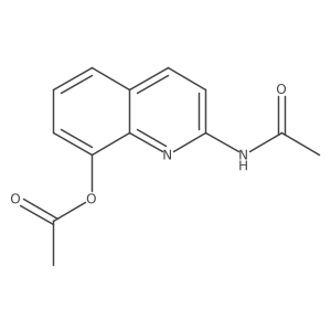 (2-Acetamidoquinolin-8-yl) acetate Structure