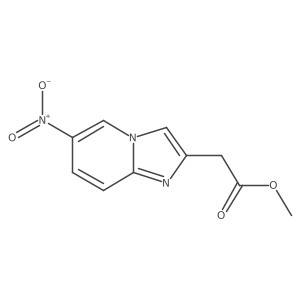 Roimidazo[1,2-a]pyridin-2-acetic acid methyl ester Structure