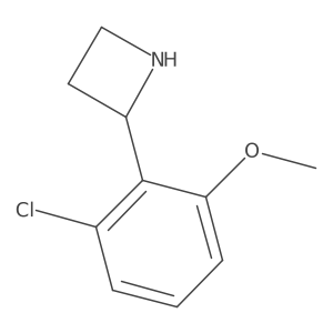2-(2-Chloro-6-methoxyphenyl)azetidine Structure