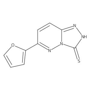6-(Furan-2-yl)-[1,2,4]triazolo[4,3-b]pyridazine-3-thiol Structure