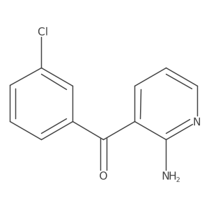 3-(3-Chlorobenzoyl)pyridin-2-amine Structure