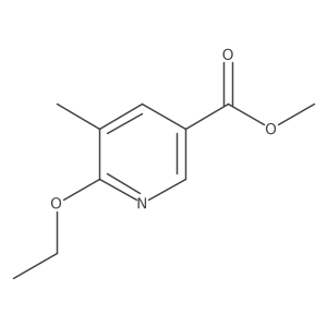 Methyl 6-ethoxy-5-methylnicotinate Structure