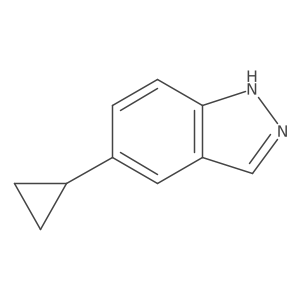 5-cyclopropyl-1H-indazole结构式