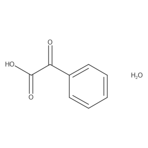 2-Oxo-2-phenylacetic acid hydrate Structure