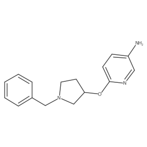6-[(1-Benzylpyrrolidin-3-yl)oxy]pyridin-3-amine结构式
