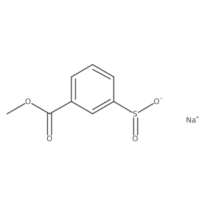 Sodium 3-(methoxycarbonyl)benzene-1-sulfinate Structure