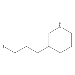 3-(3-Iodopropyl)piperidine结构式