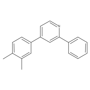 4-(3,4-Dimethylphenyl)-2-phenylpyridine Structure