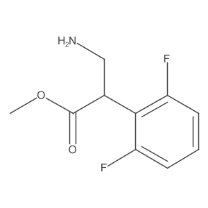 Methyl 3-amino-2-(2,6-difluorophenyl)propanoate结构式