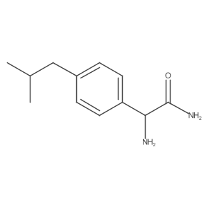 2-Amino-2-[4-(2-methylpropyl)phenyl]acetamide Structure