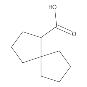 Spiro[4.4]nonane-1-carboxylic acid Structure