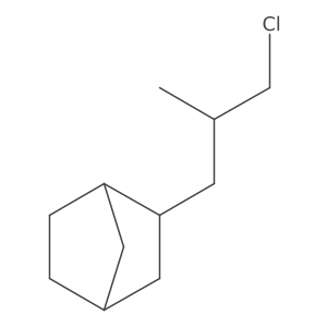 2-(3-Chloro-2-methylpropyl)bicyclo[2.2.1]heptane结构式