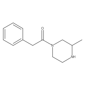 1-[(3S)-3-methylpiperazin-1-yl]-2-phenylethan-1-one结构式