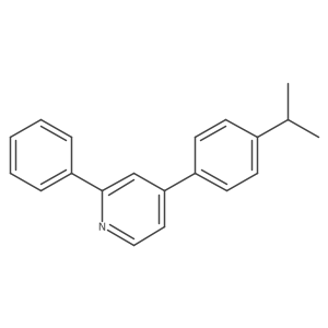 4-[4-(1-Methylethyl)phenyl]-2-phenylpyridine Structure