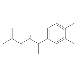 [1-(3,4-Dimethylphenyl)ethyl](2-methylprop-2-en-1-yl)amine结构式