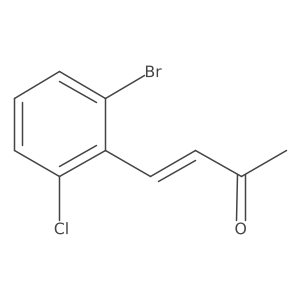 4-(2-Bromo-6-chlorophenyl)but-3-en-2-one结构式